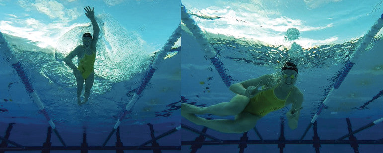 Lauren Boyle swimming