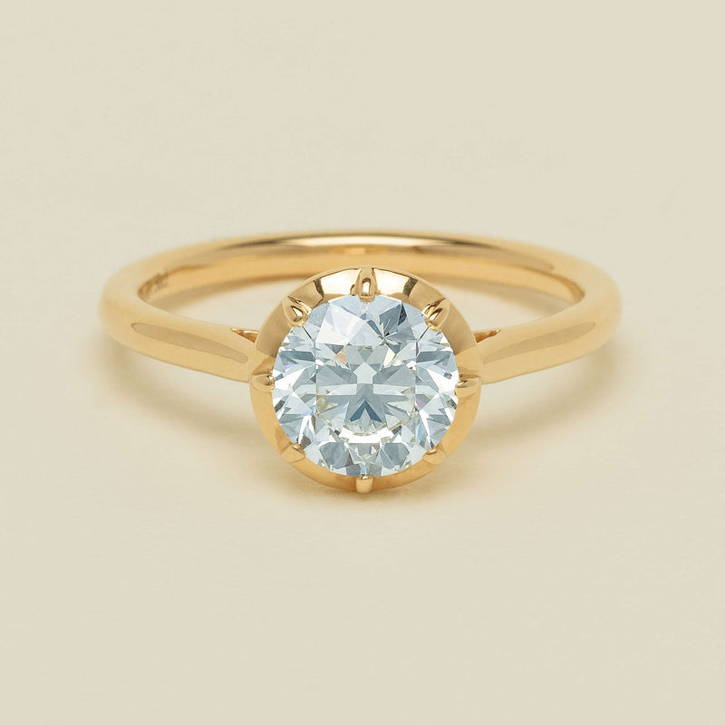 18ct Yellow Gold 1.50ct VS2 Diamond Dawn Ring - Ring - Walker & Hall