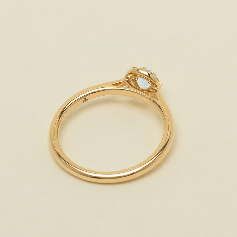 18ct Yellow Gold .50ct Reclaimed Old-Cut Diamond Dawn Ring - Ring - Walker & Hall