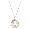 18ct Rose Gold Diamond Pendant-Necklace-Walker & Hall