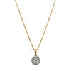 18ct Yellow Gold .60ct Diamond Lotus Pendant - Necklace - Walker & Hall