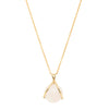 9ct Yellow Gold Rose Quartz - Of Feelings Mindfulness Pendant-Necklace-Walker & Hall