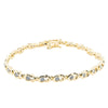 9ct Yellow Gold 1.65ct Diamond Bracelet-Bracelet-Walker & Hall