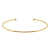 14ct Yellow Gold Fine Torc Bangle-Bracelet-Walker & Hall
