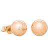 9ct Yellow Gold 6mm Ball Stud Earrings-Earrings-Walker & Hall