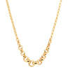 9ct Yellow Gold Graduated Belcher Chain-Necklace-Walker & Hall