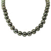 9ct White Gold Tahitian Black Pearl Strand-Necklace-Walker & Hall