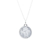 Sterling Silver Saint Christopher Pendant with Curb Chain-Necklace-Walker & Hall