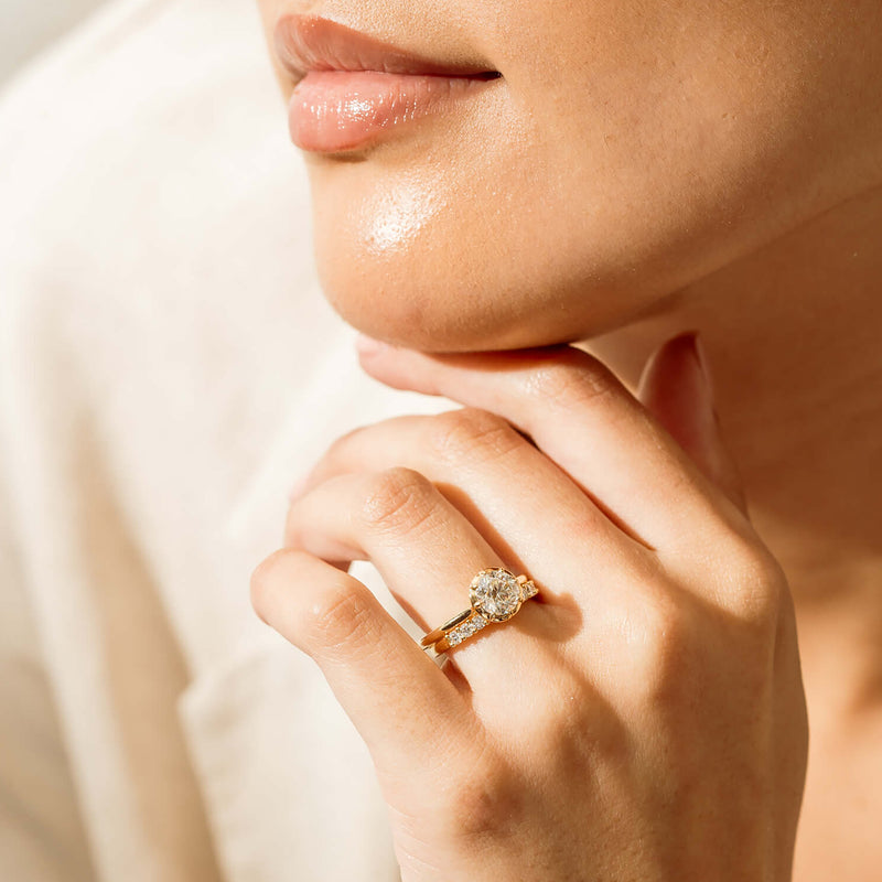 18ct Yellow Gold 1.50ct VS2 Diamond Dawn Ring - Ring - Walker & Hall