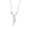 Karen Walker Pearl Bow Necklace - Sterling Silver - Necklace - Walker & Hall