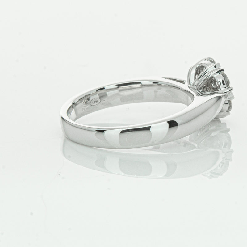 18ct White Gold .65ct Diamond Lotus Ring-Ring-Walker & Hall