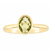 9ct Yellow Gold Peridot Lemongrass Ring-Ring-Walker & Hall