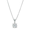 9ct White Gold .26ct Diamond Galaxy Pendant-Necklace-Walker & Hall