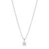 9ct White Gold .33ct Diamond Ava Pendant-Necklace-Walker & Hall