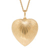 9ct Yellow Gold Guiding Light Heart Locket-Necklace-Walker & Hall