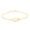 9ct Yellow Gold Mini Entwined Bracelet-Bracelet-Walker & Hall