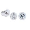 18ct White Gold .25ct Diamond Stud Earrings-Earrings-Walker & Hall