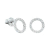 9ct White Gold Diamond Forevermore Stud Earrings-Earrings-Walker & Hall