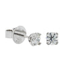 18ct White Gold .80ct Diamond Blossom Stud Earrings-Earrings-Walker & Hall