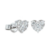 18ct White Gold .57ct Diamond Stud Earrings-Earrings-Walker & Hall