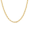 9ct Yellow Gold Oval Belcher Chain-Necklace-Walker & Hall