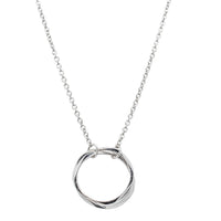 Sterling Silver Mini Entwined Pendant-Necklace-Walker & Hall