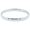 Sterling Silver 6.5mm Bangle-Bracelet-Walker & Hall