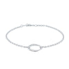 Sterling Silver Mini Entwined Bracelet-Bracelet-Walker & Hall