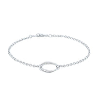 Sterling Silver Mini Entwined Bracelet-Bracelet-Walker & Hall
