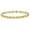 9ct Yellow Gold Belcher Bracelet With Bolt Clasp-Bracelet-Walker & Hall