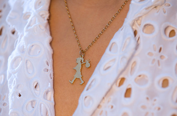 Karen Walker Large Runaway Girl Pendant