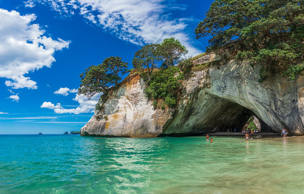 Cathedral Cove landscape