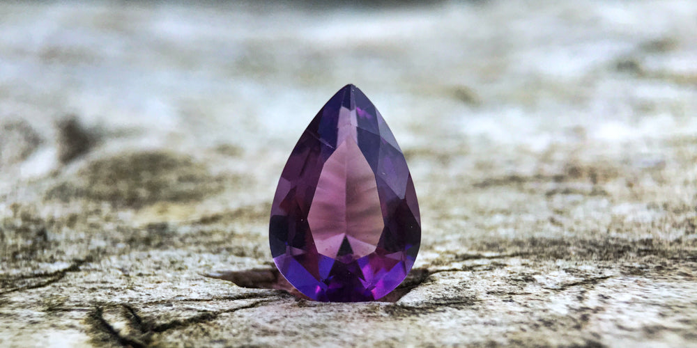 Loose amethyst gemstone