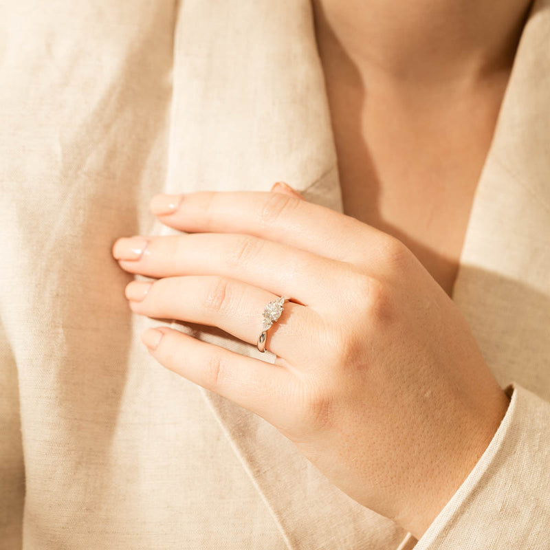 Platinum Diamond Ayla Ring-Ring-Walker & Hall