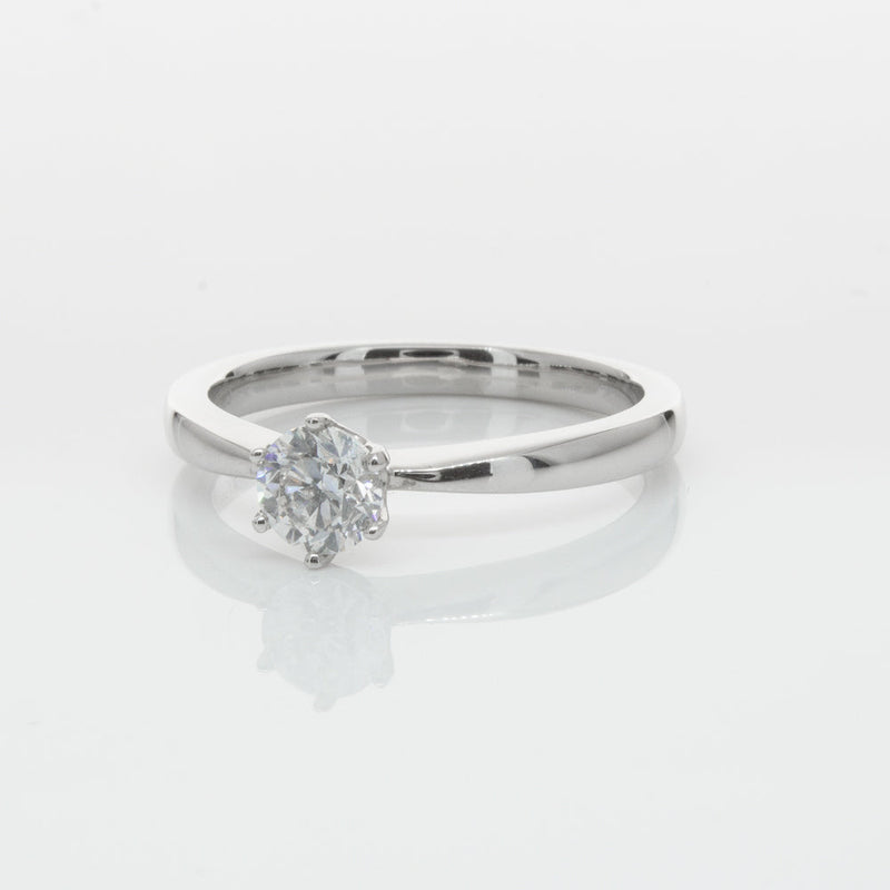 18ct White Gold .50ct Diamond Nova Ring-Ring-Walker & Hall