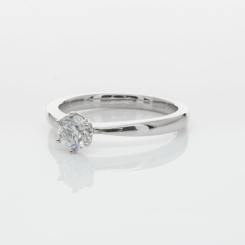 18ct White Gold .50ct Diamond Nova Ring-Ring-Walker & Hall