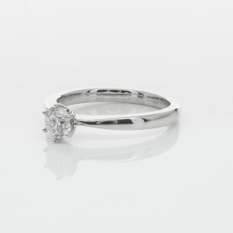 18ct White Gold .50ct Diamond Nova Ring-Ring-Walker & Hall