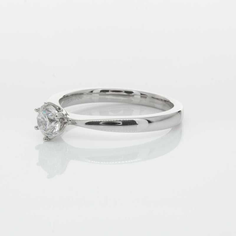 18ct White Gold .50ct Diamond Nova Ring-Ring-Walker & Hall