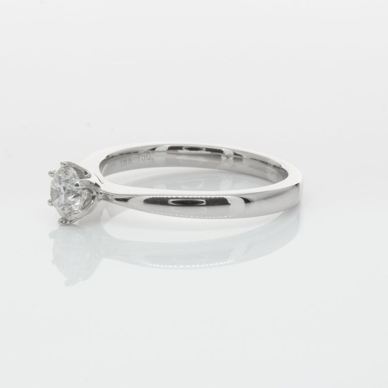 18ct White Gold .50ct Diamond Nova Ring-Ring-Walker & Hall