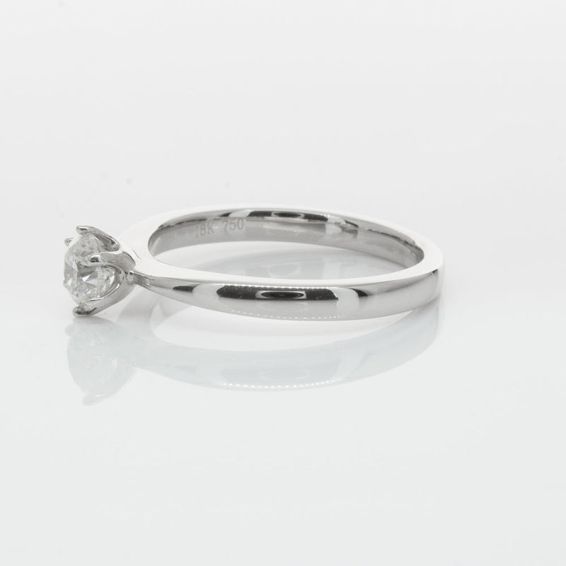 18ct White Gold .50ct Diamond Nova Ring-Ring-Walker & Hall