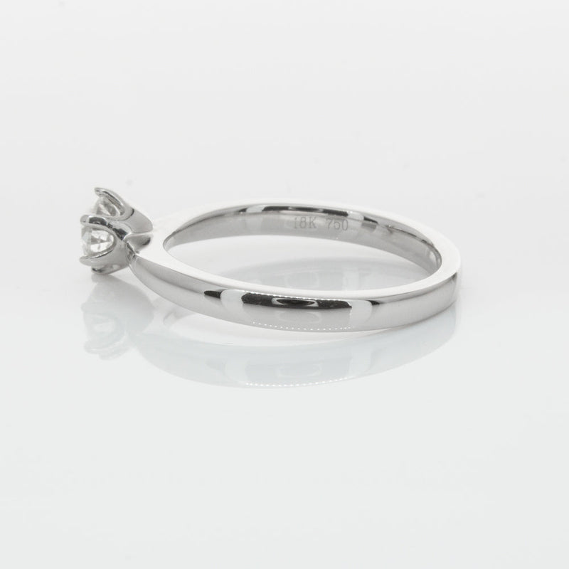 18ct White Gold .50ct Diamond Nova Ring-Ring-Walker & Hall