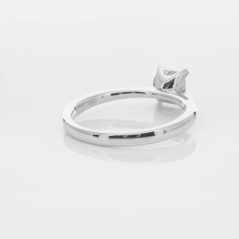 18ct White Gold .71ct Princess Cut Diamond Royale Ring-Ring-Walker & Hall