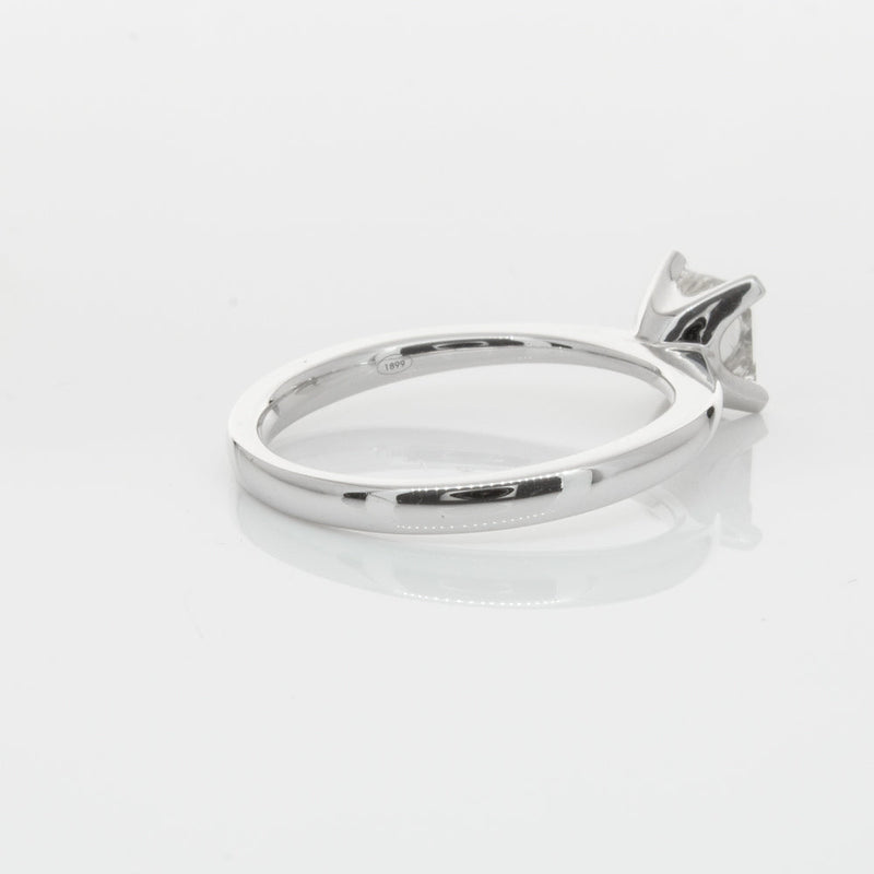 18ct White Gold .71ct Princess Cut Diamond Royale Ring-Ring-Walker & Hall