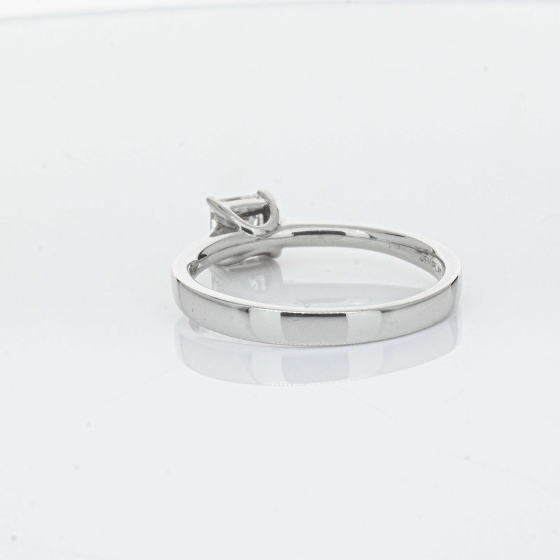Platinum .50ct Princess Cut Diamond Ring-Ring-Walker & Hall