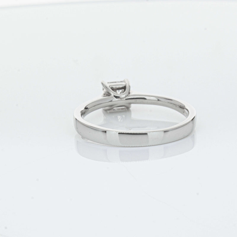 Platinum .50ct Princess Cut Diamond Ring-Ring-Walker & Hall