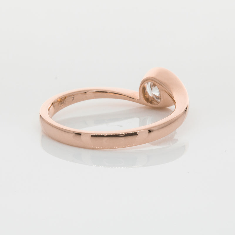 18ct Rose Gold .50ct Diamond Embrace Ring-Ring-Walker & Hall