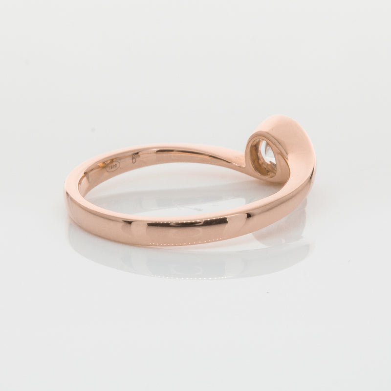 18ct Rose Gold .50ct Diamond Embrace Ring-Ring-Walker & Hall