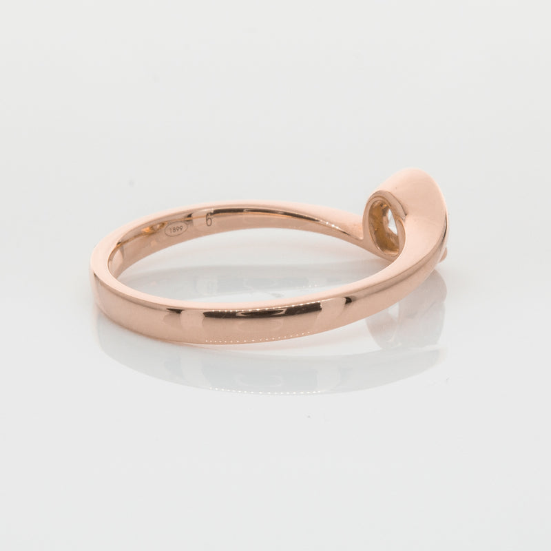 18ct Rose Gold .50ct Diamond Embrace Ring-Ring-Walker & Hall