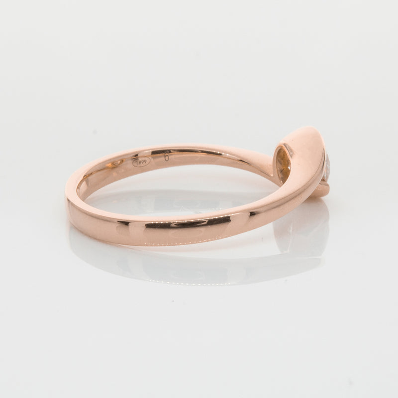 18ct Rose Gold .50ct Diamond Embrace Ring-Ring-Walker & Hall