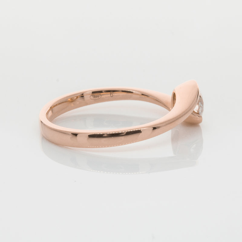 18ct Rose Gold .50ct Diamond Embrace Ring-Ring-Walker & Hall
